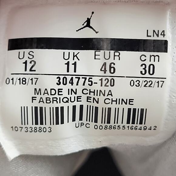 Air Jordan 7 Retro \'Pure Money\' Mens Sz 12 304775 120 (175) main image 4
